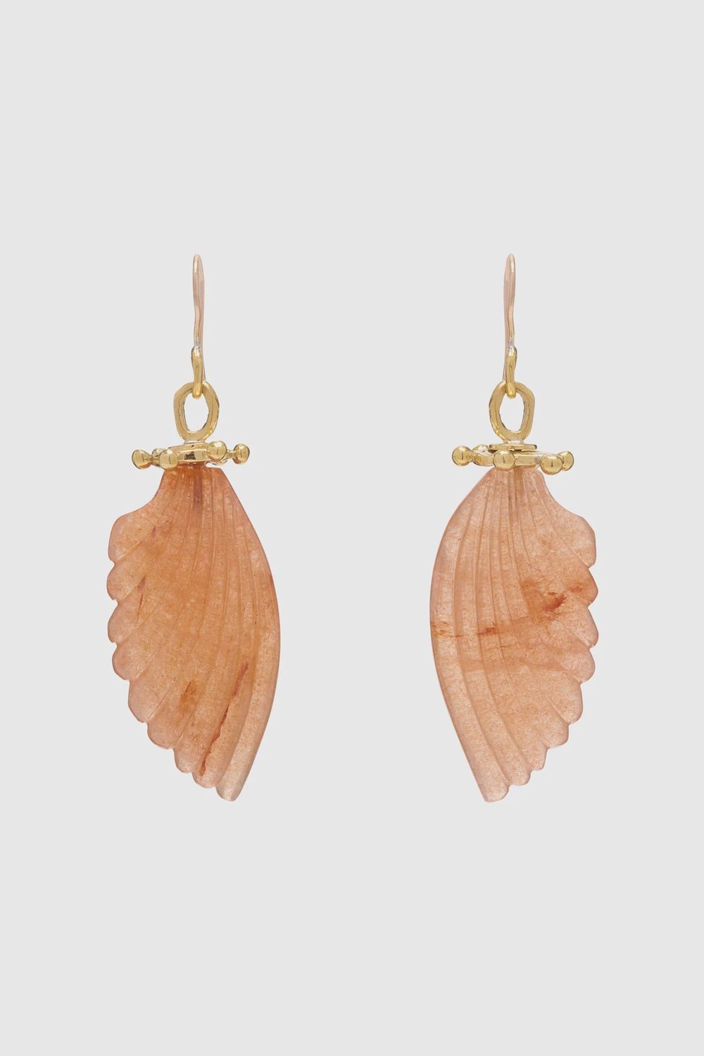 Small Wing Stone Drop Earring