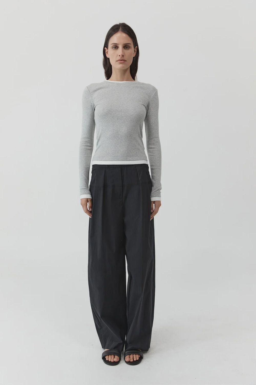 Relaxed Pleat Pants