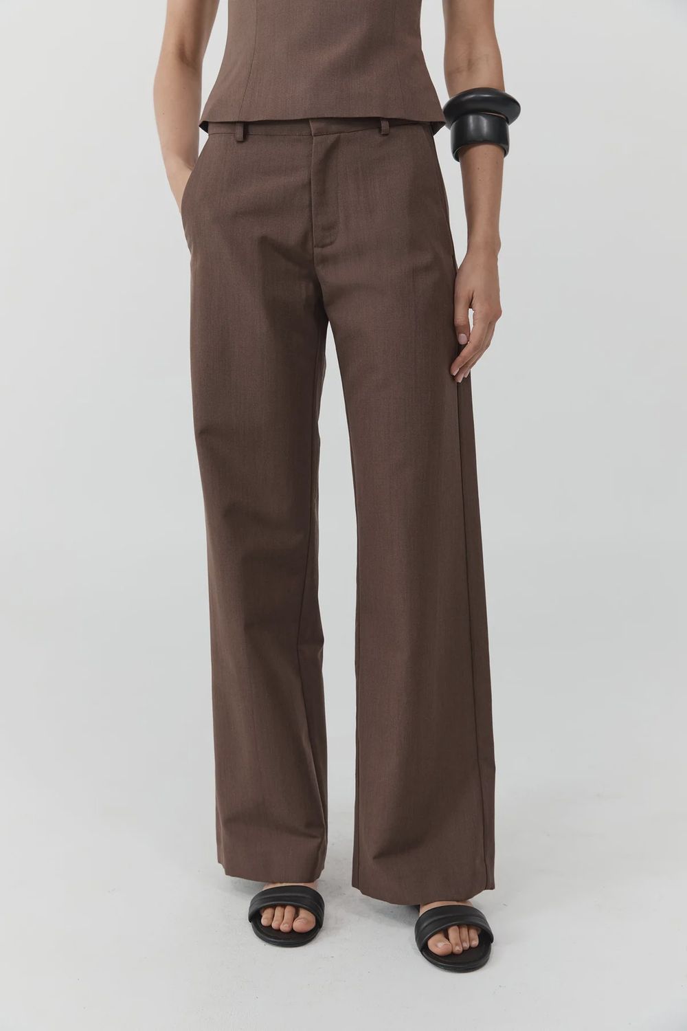 Silk Canvas Carter Trouser