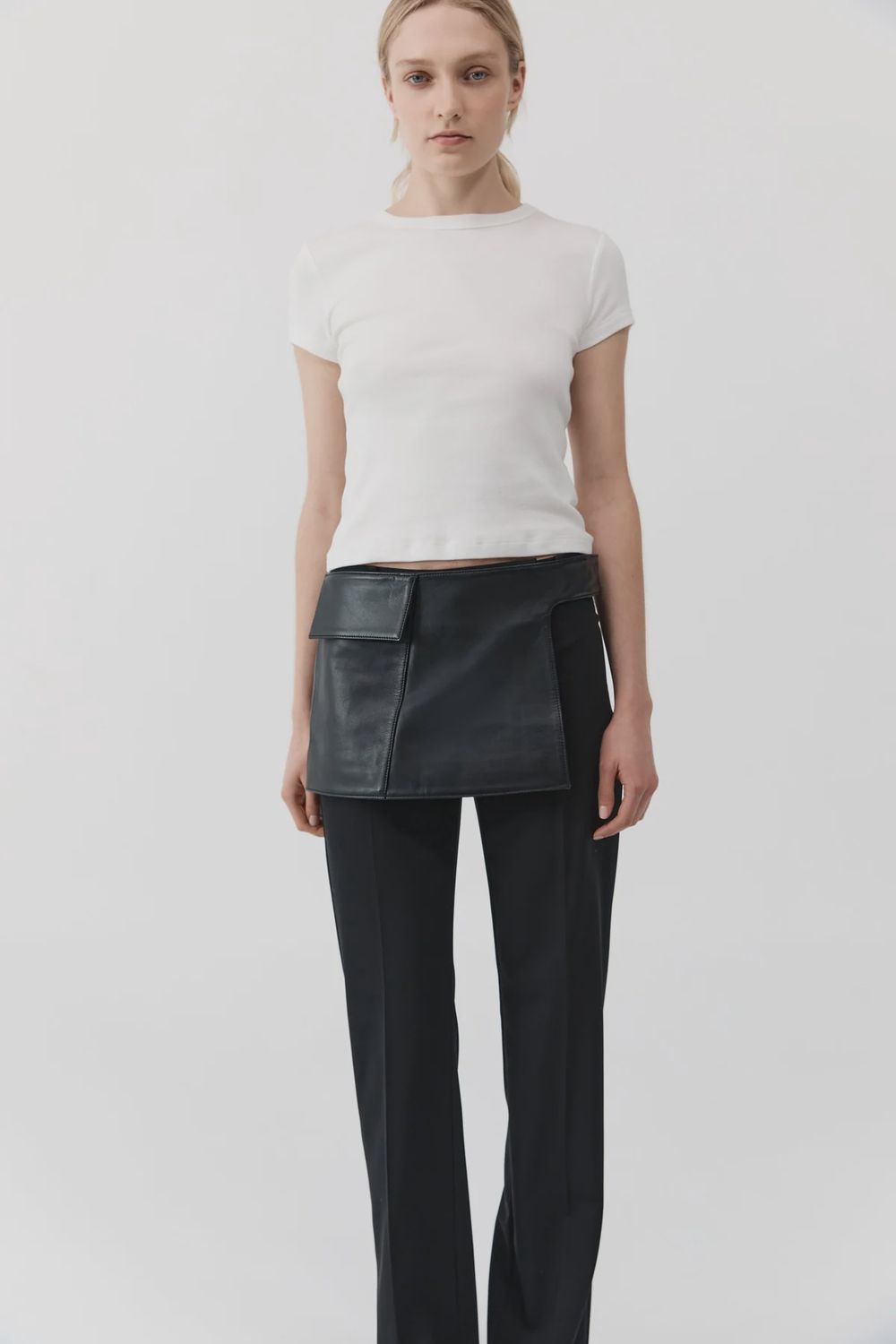 Utility Skirt Leather Belt