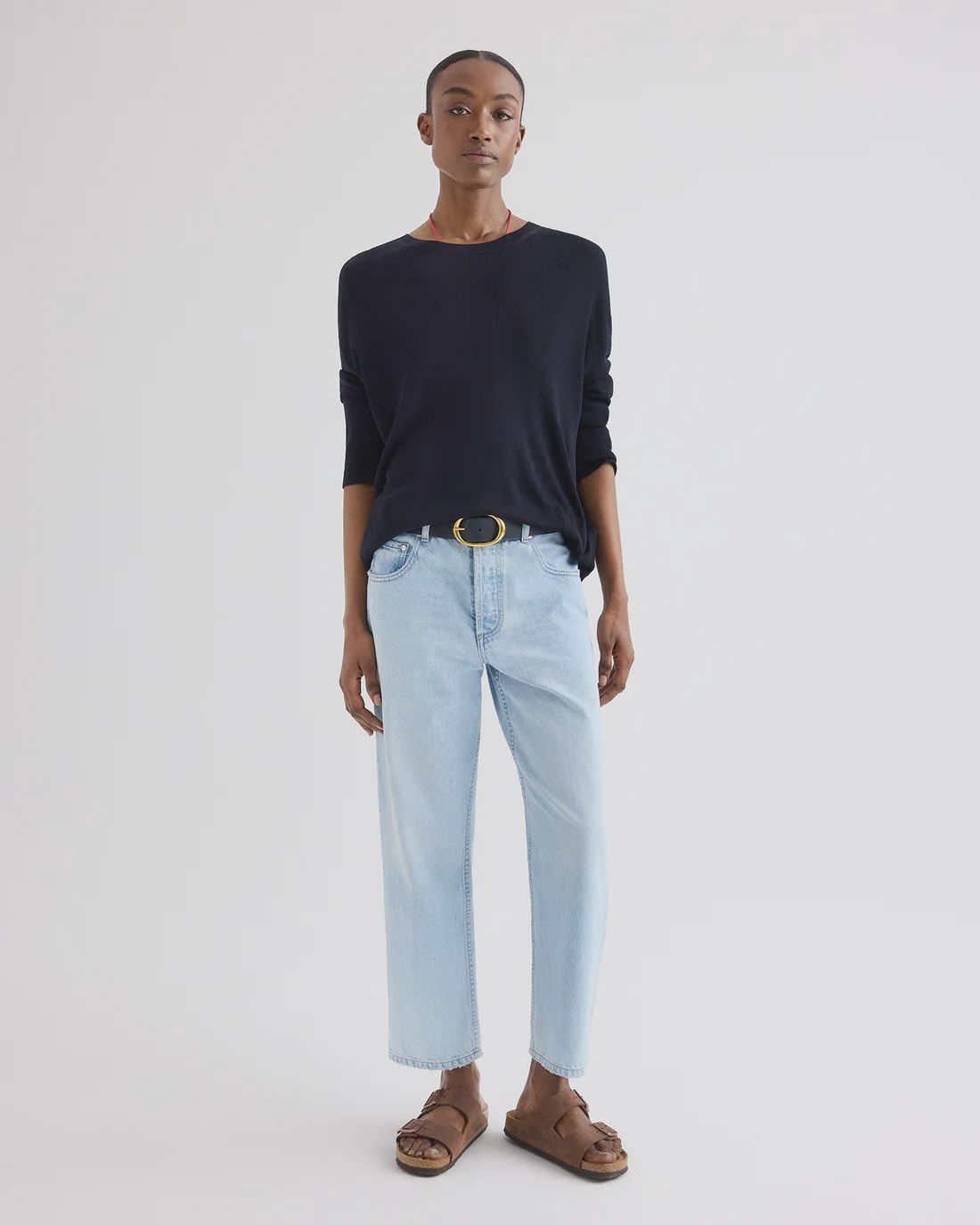 Cropped Mid Rise Jean