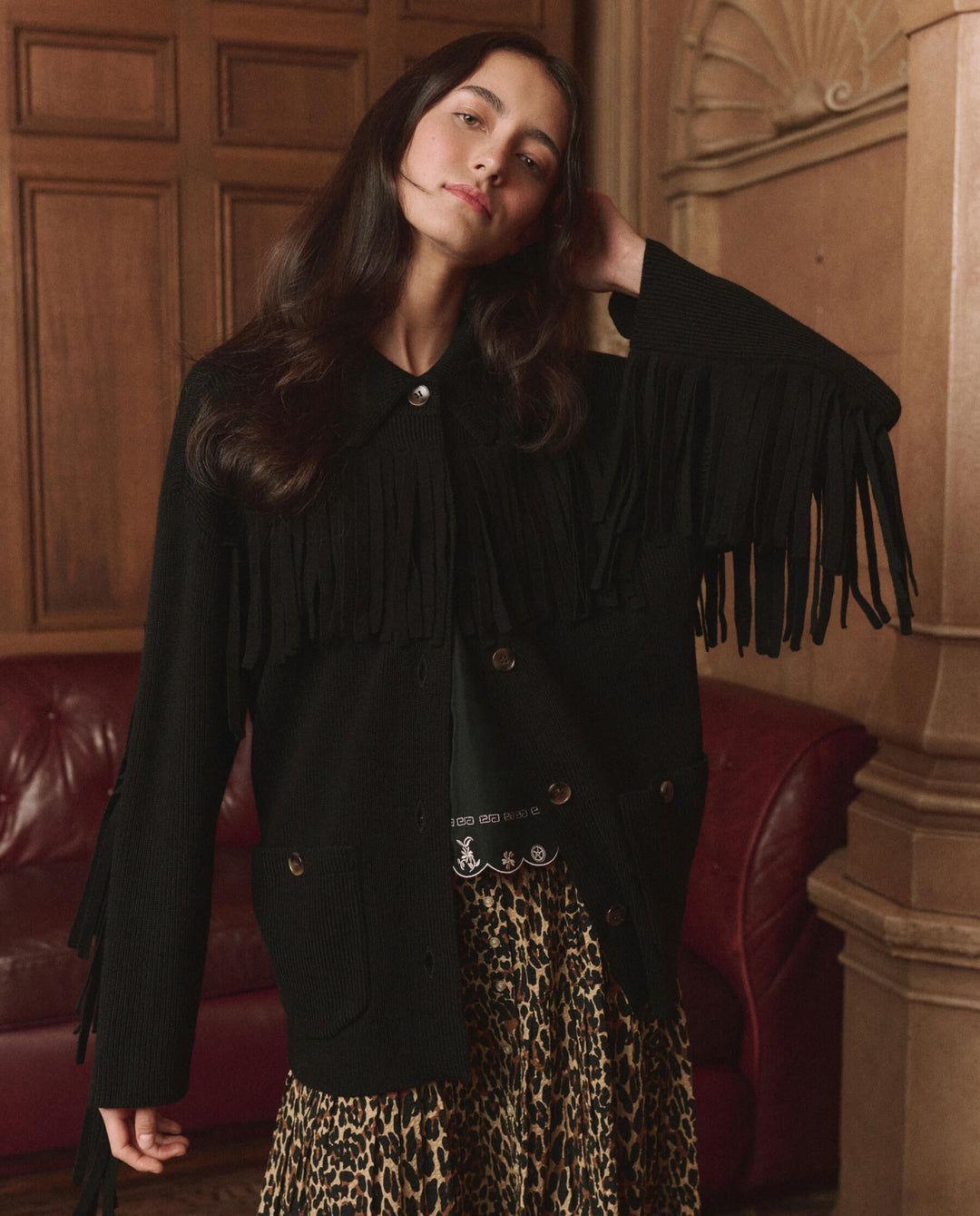 The Western Fringe Sweater
