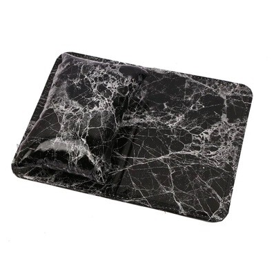 Marble arm rest pillow - black only