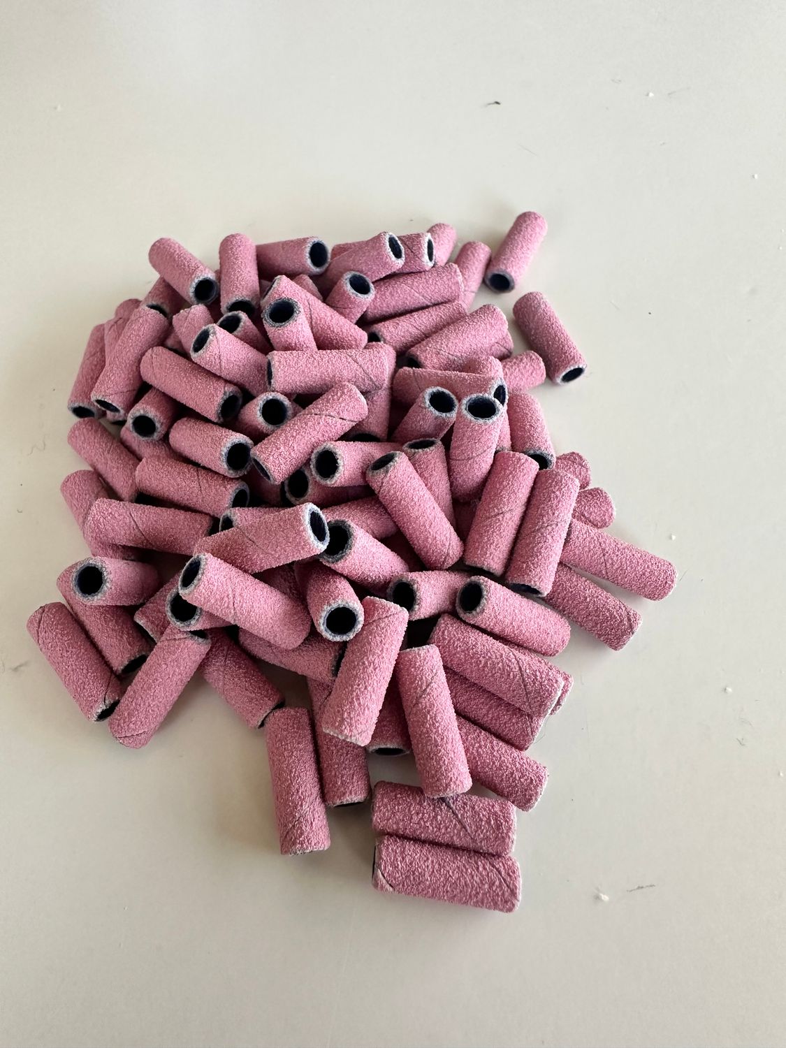 Mini pink sanding band 150# grit 100pcs/box