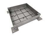 Hidden stainless steel Floor Access Cover for sewer wells, mod. REZOTOR