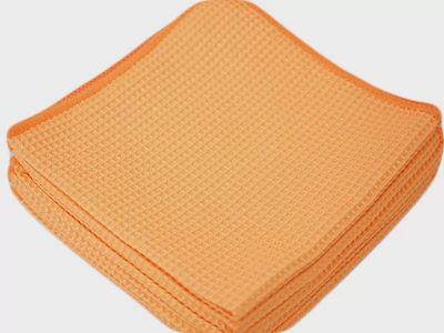 400 GSM Waffle Weave Towel (Orange)