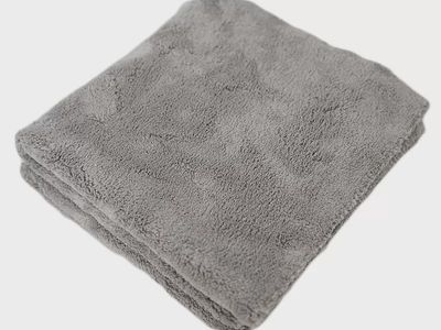 Silver Edgeless Medium Plush Microfiber 500gsm (2 towels)