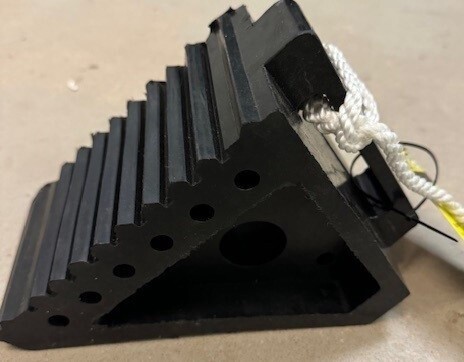 Wheel Chock Solid Rubber Small