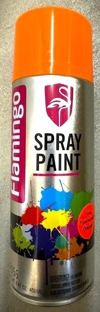 Spray Paint Fluro Orange 450ml 1006