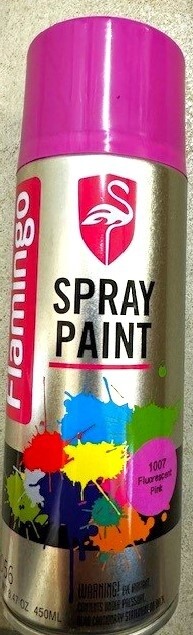 Spray Paint Fluro Pink 450ml 1007