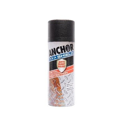 Spray Paint Anchor Shield (Matt Black) 300g