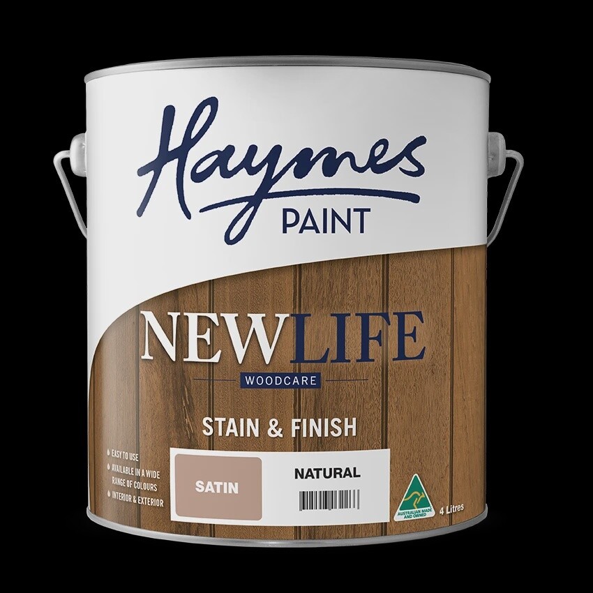 NewLife Stain &amp; Finish Natural 4ltr
