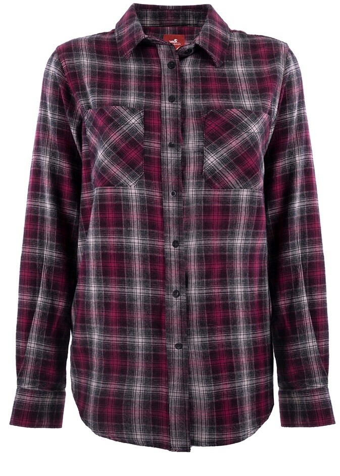 WELLINGTON THERMAL CHECK 2-POCKET LONG SLEEVE SHIRT