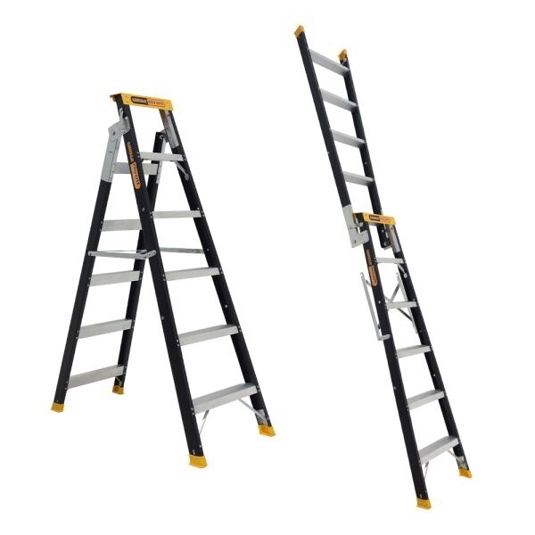Fibreglass Dual Purpose Ladder (Pro-Lite)  7m-13.3m 150kg