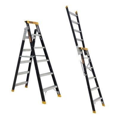 Fibreglass Dual Purpose Ladder (Pro-Lite)  7m-13.3m 150kg