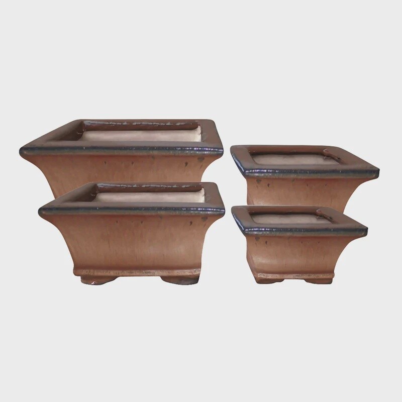 Bonsai IZUMI Square LGE (Copper) Pot 24x24x11cm