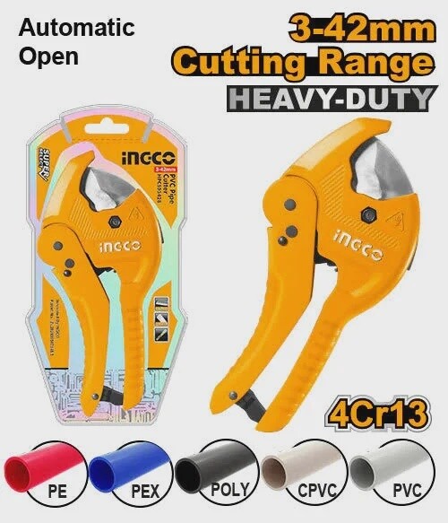 INGCO 230mm PVC Cutter HPC04422(cut diameter 3-42mm)