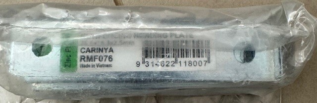 Mending Plate 76.6x16.3x2.5mm z/plated