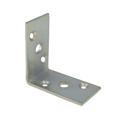 Angle bracket 75x75x40x3.5mm zinc H/D