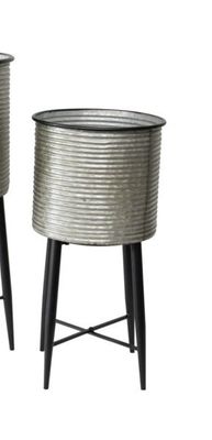 Industro-Chic Stilted Pot 28x28x56cm