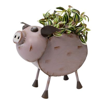 GLAMOUR PIG PLANTER 34X22X31CM