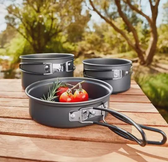 Camping 3 Piece Pot Set