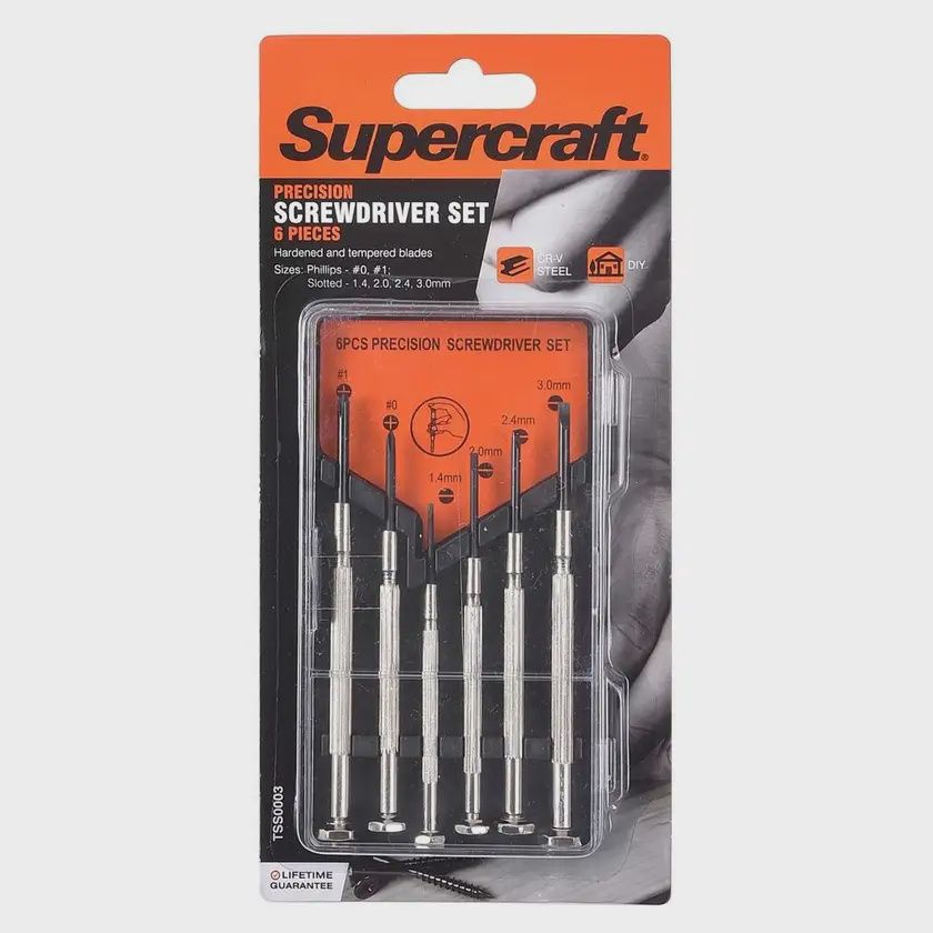 Screwdriver Precision (Jewelers)6pce set