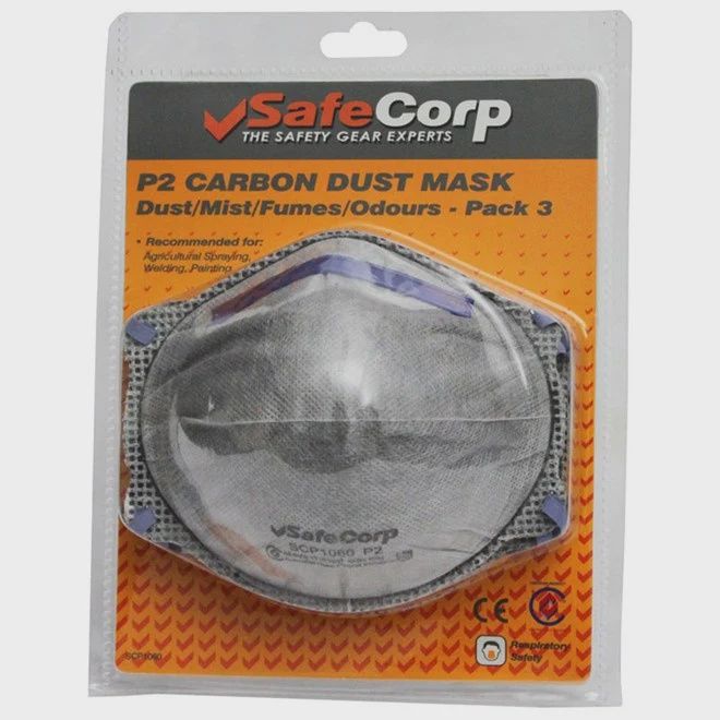 Mask dust P2 carbon pk3 safecorp