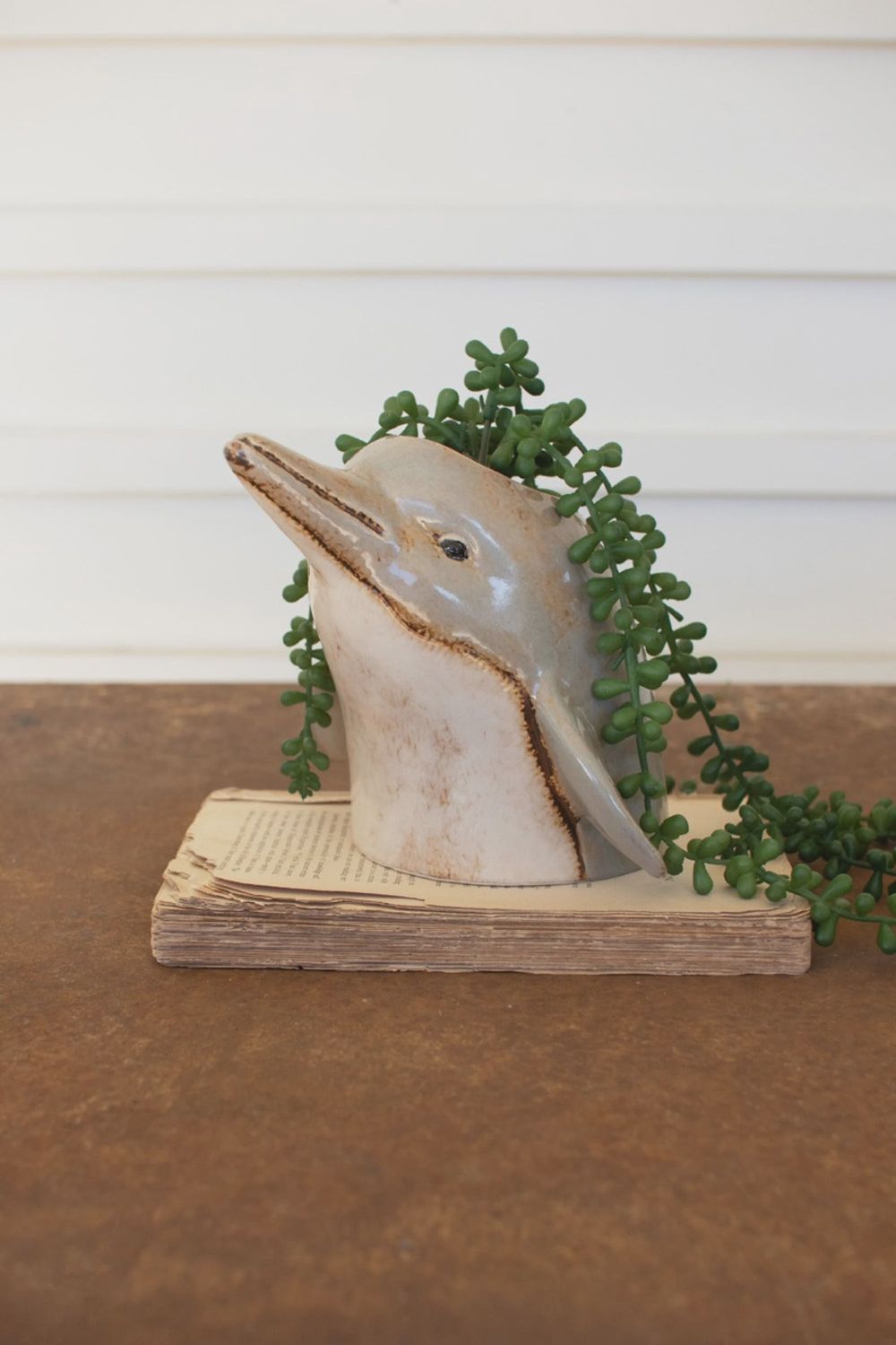 Dolphin Head Planter