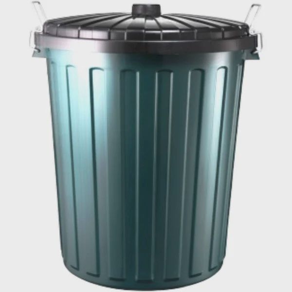 Redback Rubbish Bin with Lid  plastic 75lt