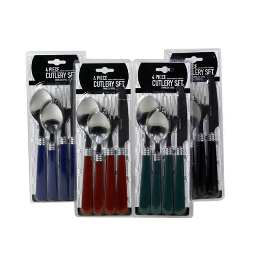 Cutlery Set Stainless Steel Pack 4