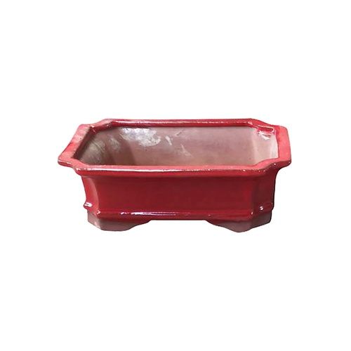 Yama Rectangle Medium Red 26x19x9