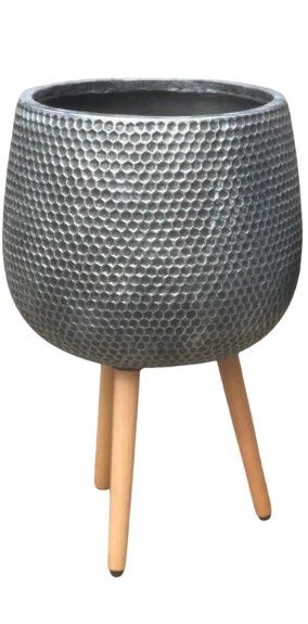 Pot (Tripod) Lincoln Drum Silver 9L