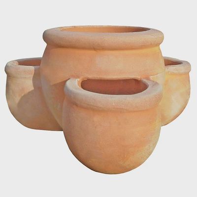 Squat Terracotta Herb Pot