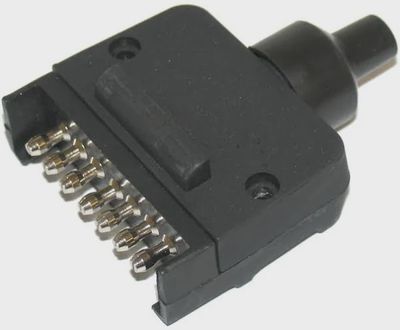 Trailer Connector 7 Pin Flat Nylon Plug (Male)
