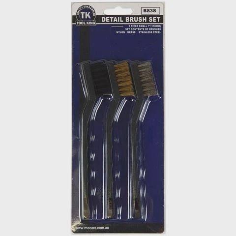 Wire Brush 3pce Detail Set