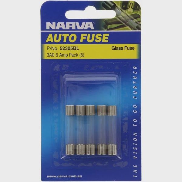 Auto Fuse 3AG  2amp  Pack 5