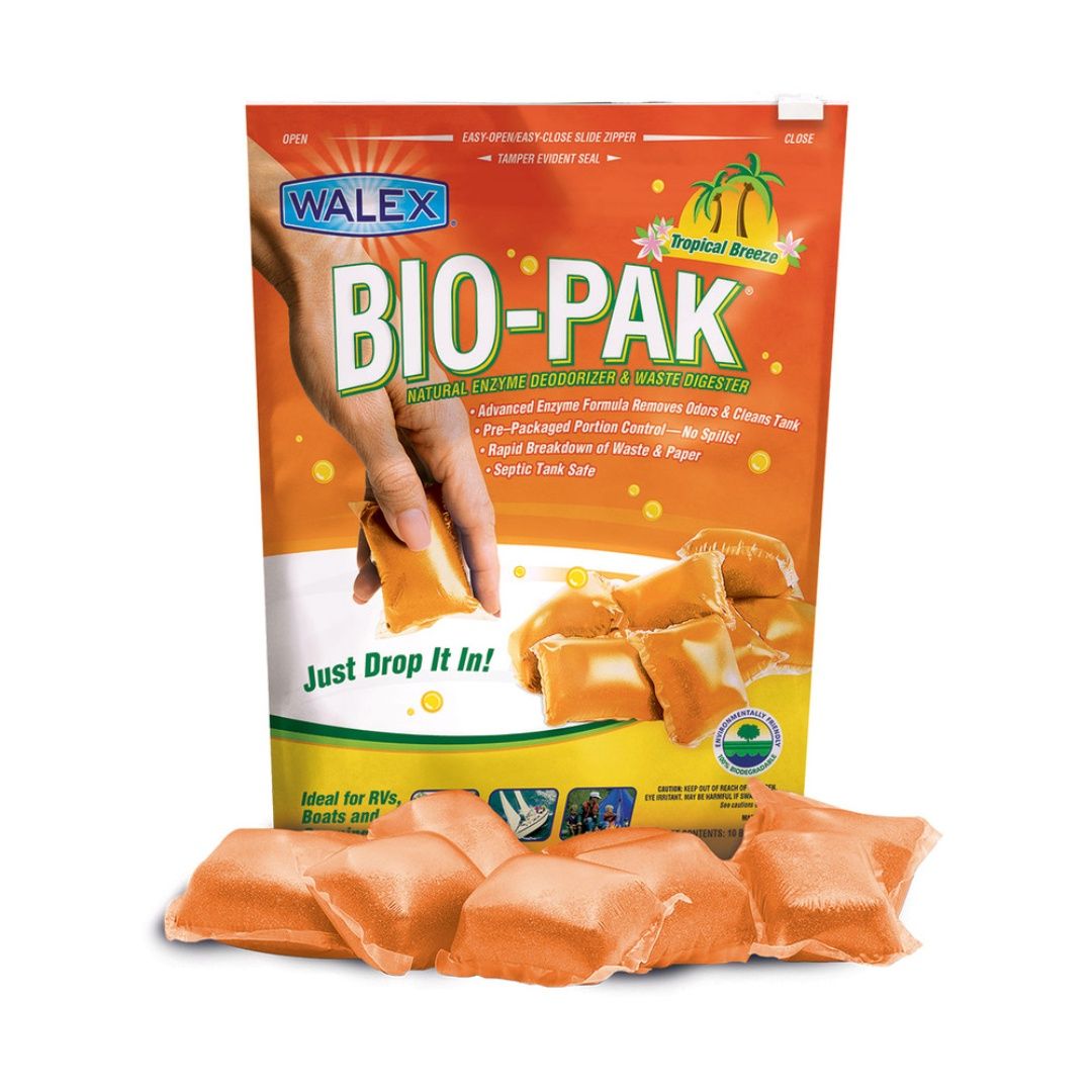 Bio Pak  Tropical Breeze Toilet Chemical Sachets Pk 15