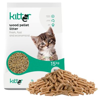 Kitty Litter Wood 15kg