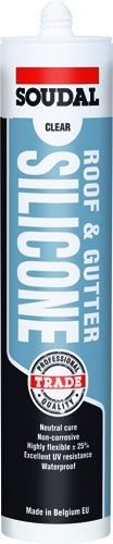 Roof &amp; Gutter Silicone (Clear) 300ml