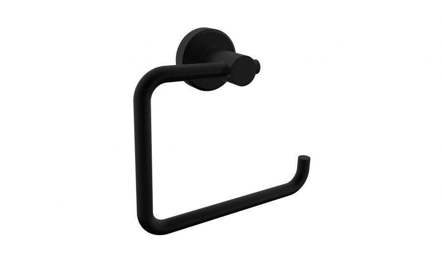 Bolero Toilet Roll Holder R&amp;S Back Plates (Black)