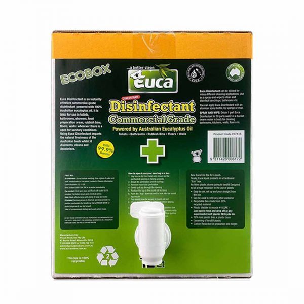 Disinfectant Eucalyptus 99% Germs 12L Cask