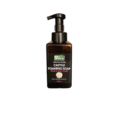 Castile Foaming Hand &amp; Body Wash Rose 400ml