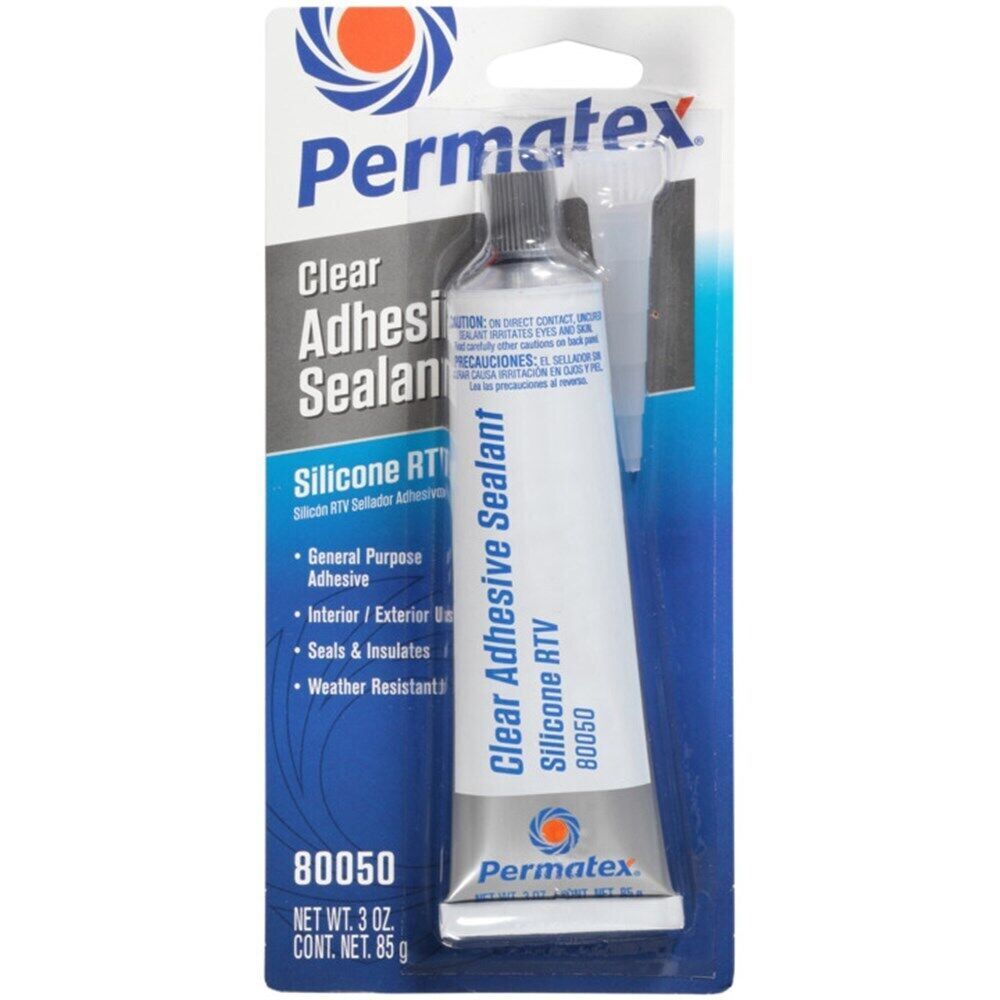 Clear RTV Silicone Adhesive Sealant 85g