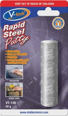 Rapid Steel Putty 50g