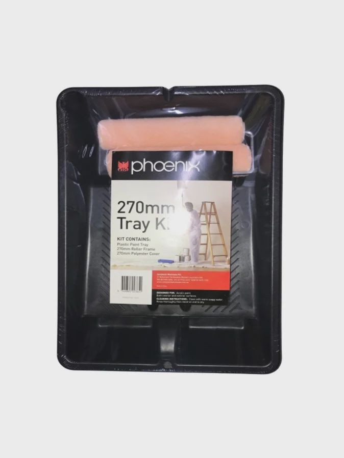 Paint roller kit 270mm w/tray