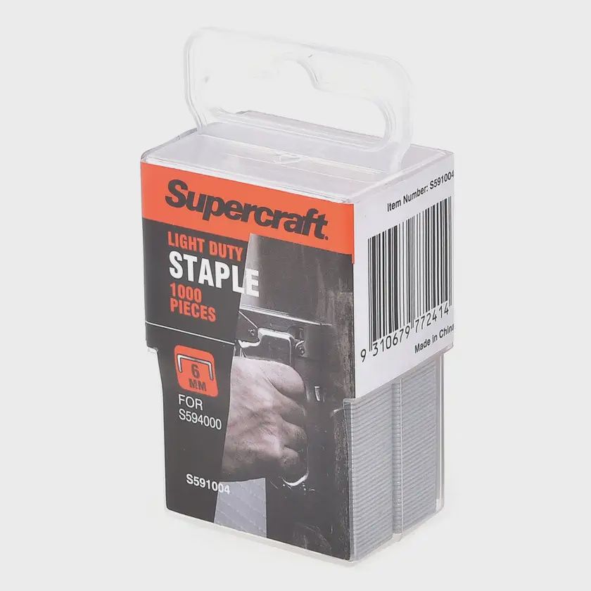Staples 6mm Light Duty 1000pc