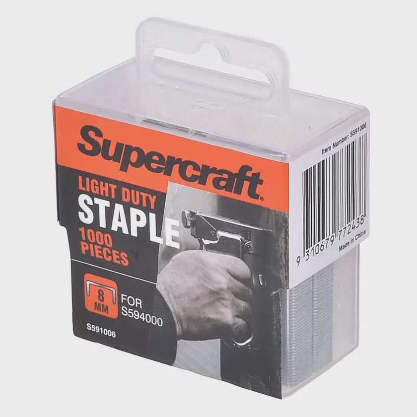 Staples 8mm Light Duty  pk1000