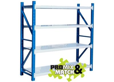 Shelving Long Span  4 Shelf  2170 x 2700 x 600mm includes freight