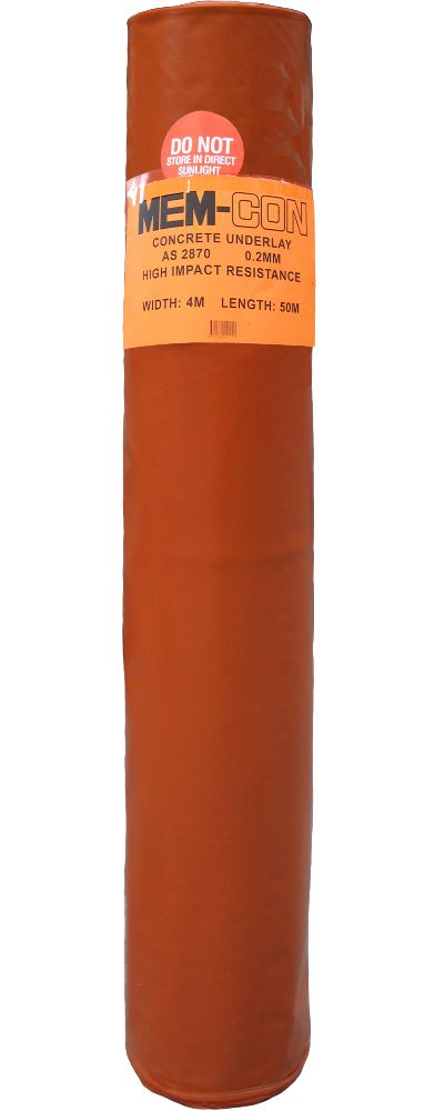 Orange High Impact Builders Film - 4M Wide x 200UM - IR3